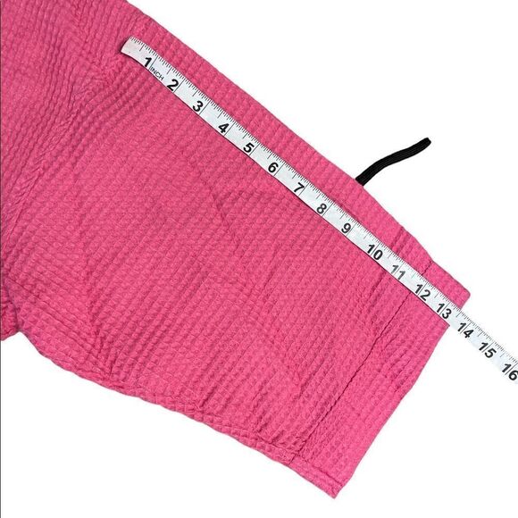 Pink Waffle cotton mix Bathrobe - Picture 8 of 11